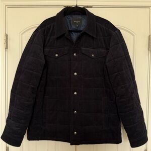 Banana Republic Corduroy Navy Quilted Jacket